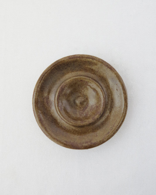 Dark Brown Oil Lamp Dish