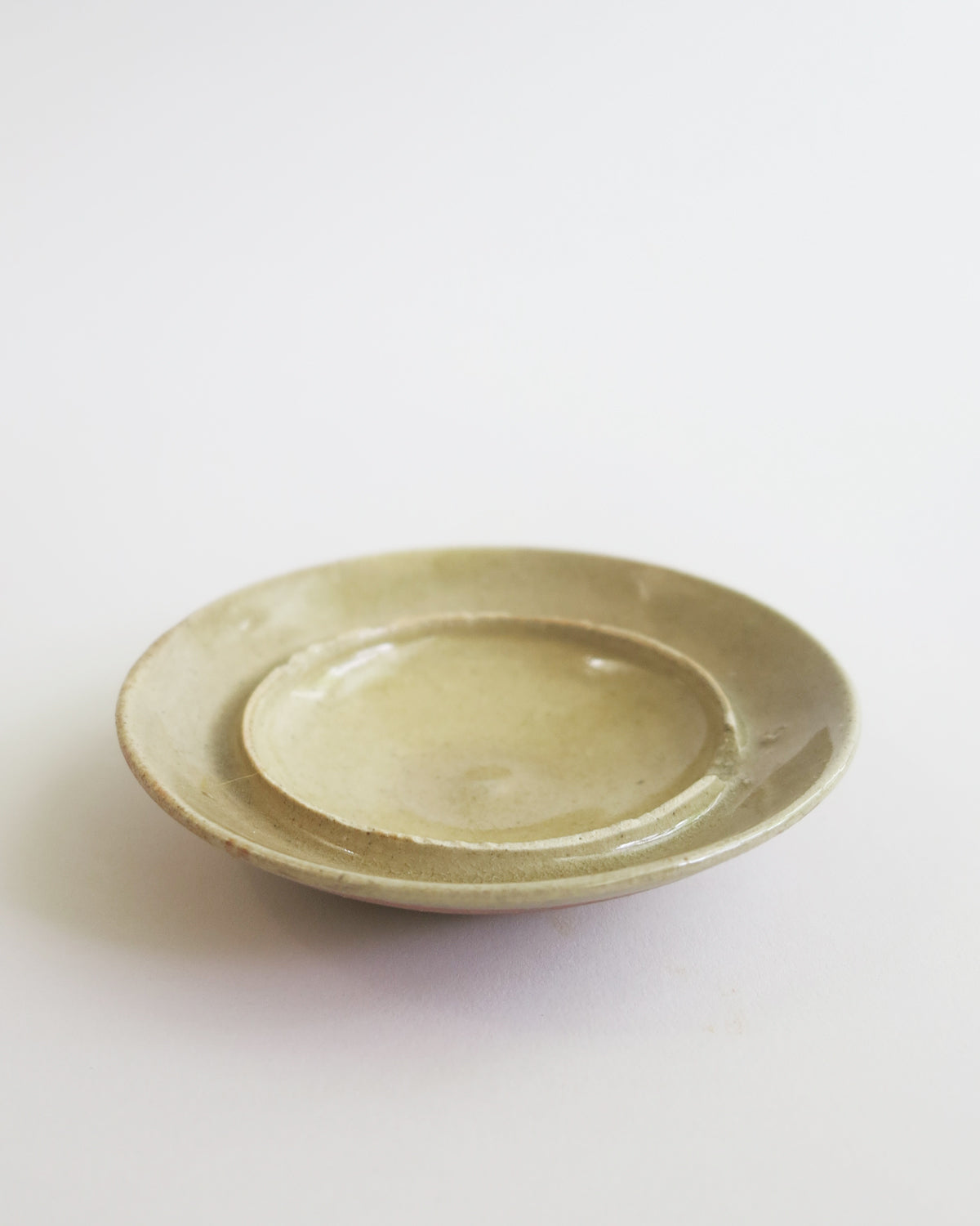 雅味ある釉肌 灰釉皿 灯明皿 小皿 古美術 古道具 アンティーク 木蘭色の灯明皿 – Luten