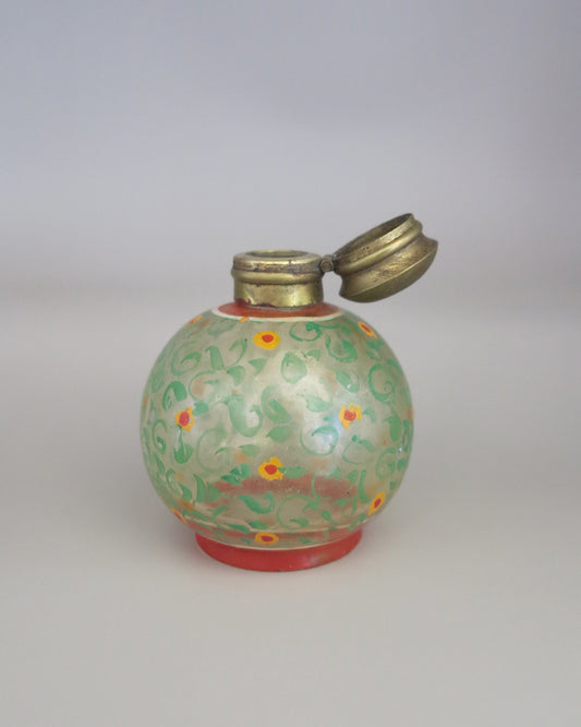 小花柄のガラスのビエンコ